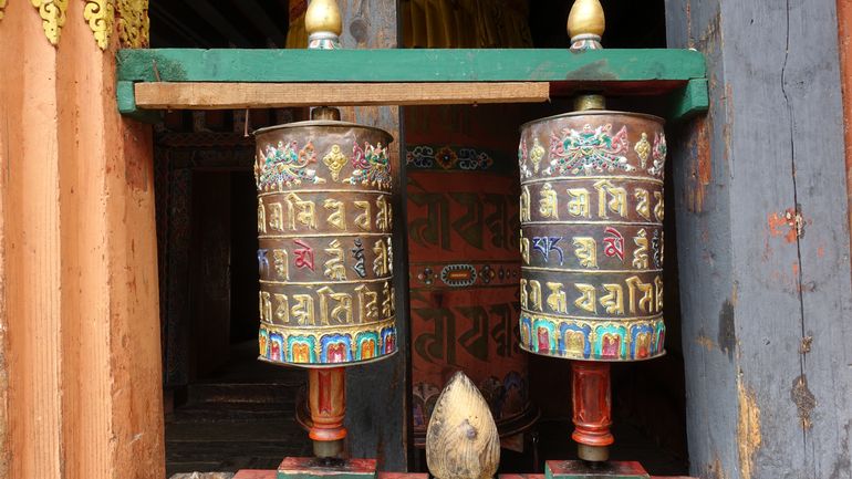 5 PÖNDÖ Schützerknoten Farbe Gelb TIBET DALAI LAMA BUDDHISMUS INDIEN LAMAISMUS 